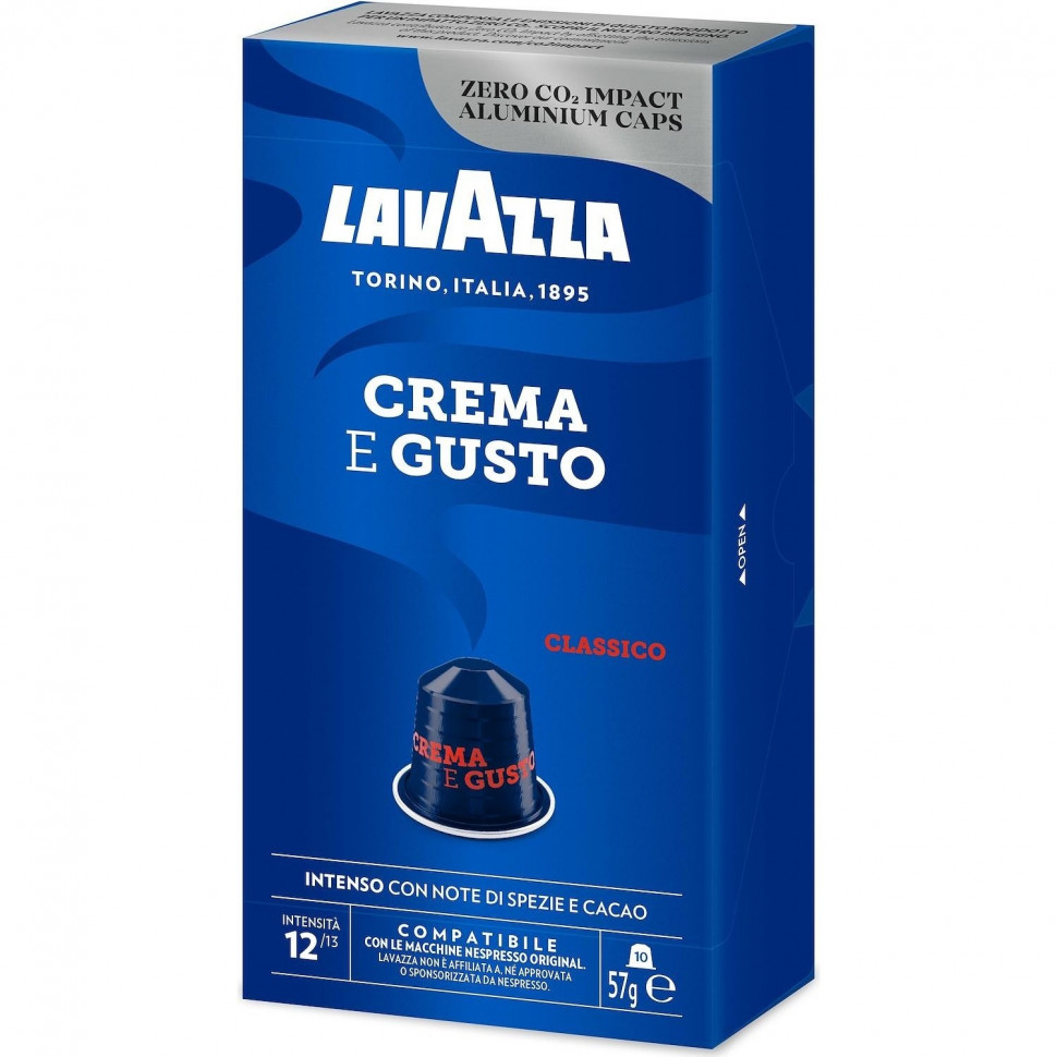 Кофе в капсулах Lavazza Crema e Gusto Classico, в капсулах, стандарта Nespresso, 10шт