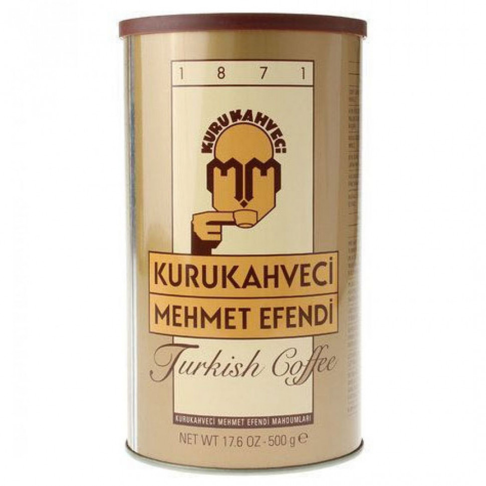 Кофе молотый Mehmet Efendi Turkish Coffee (Турецкий кофе), молотый, ж/б, 500г