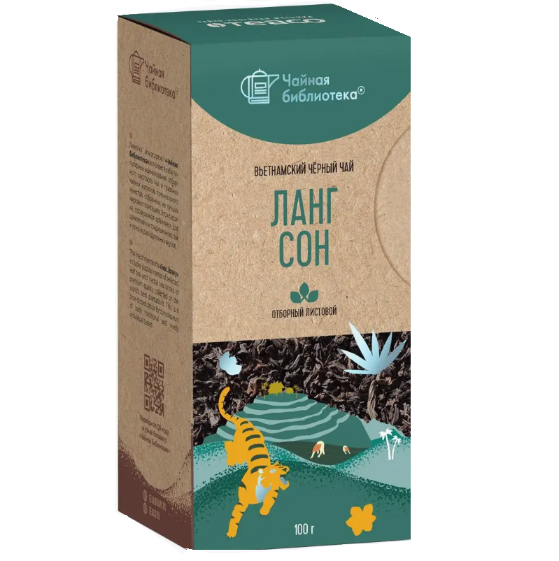 Чай TEACO Ланг Сон, Вьетнамский черный чай, 100 гр