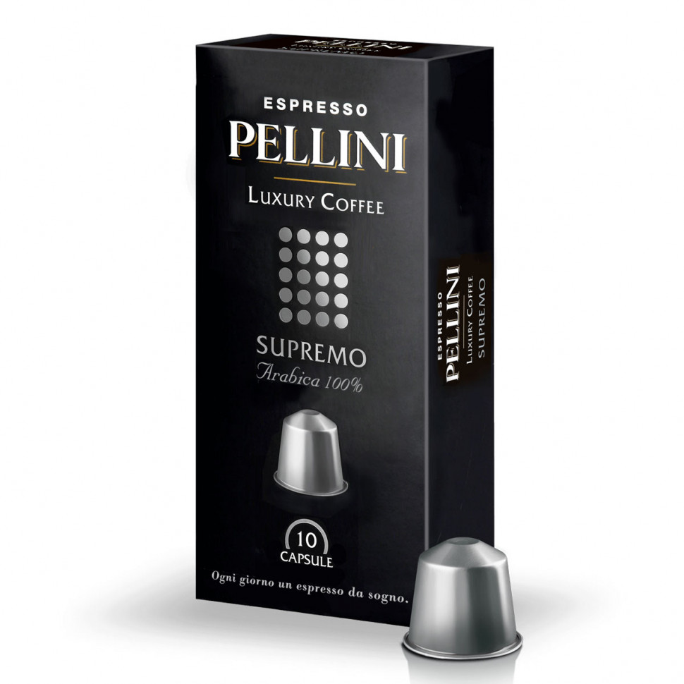 Кофе в капсулах Pellini Supremo (Супремо) стандарта Nespresso, 10шт