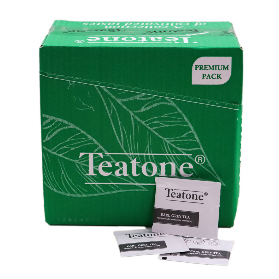 Чай Teatone Earl Grey Tea (Черный чай с бергамотом) в пакетиках 300шт