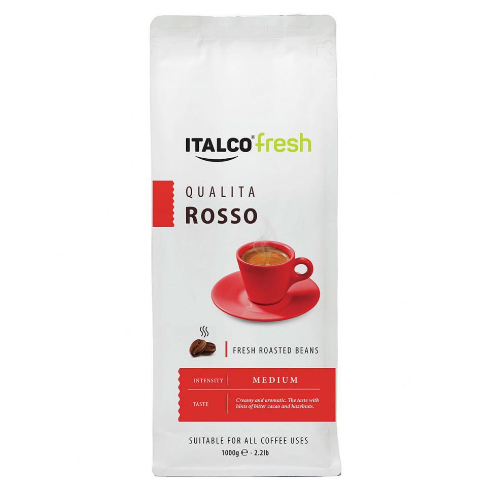 Кофе в зернах Italco Fresh Qualita Rosso (Куалита Россо) 1кг