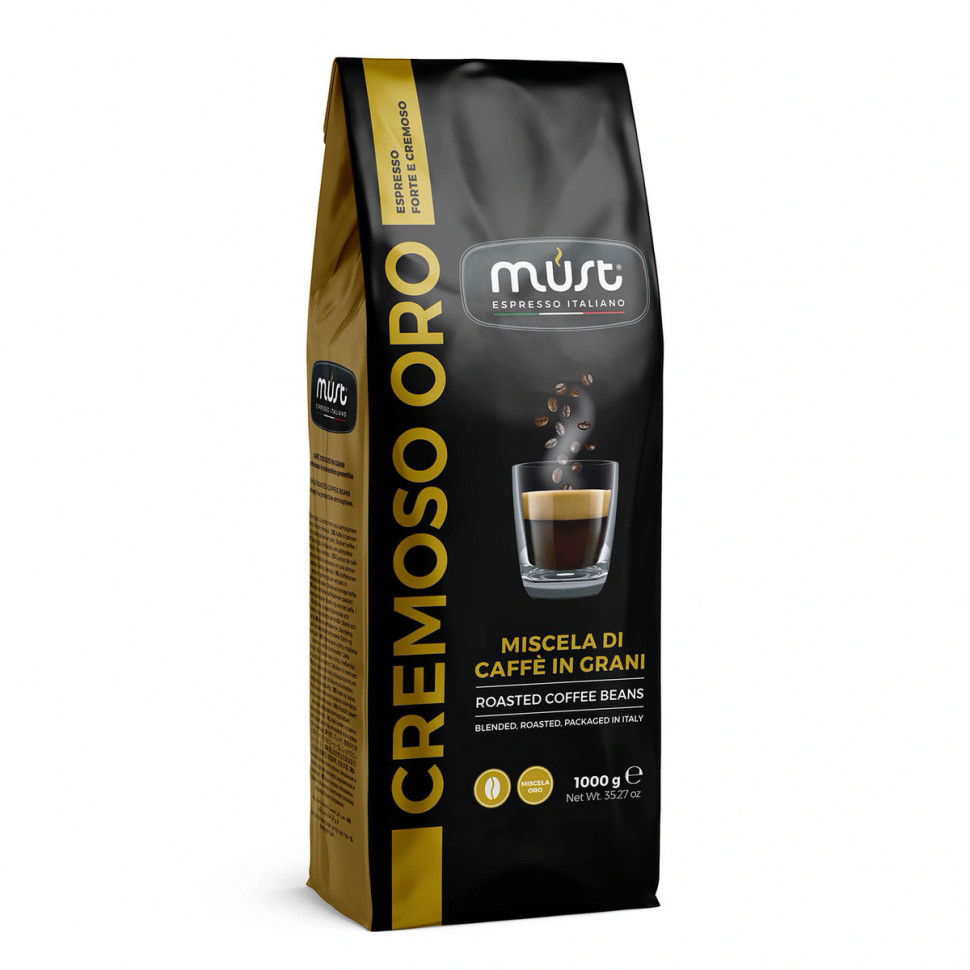 Кофе в зернах MUST Cremoso Oro (Кремосо Оро) 1кг