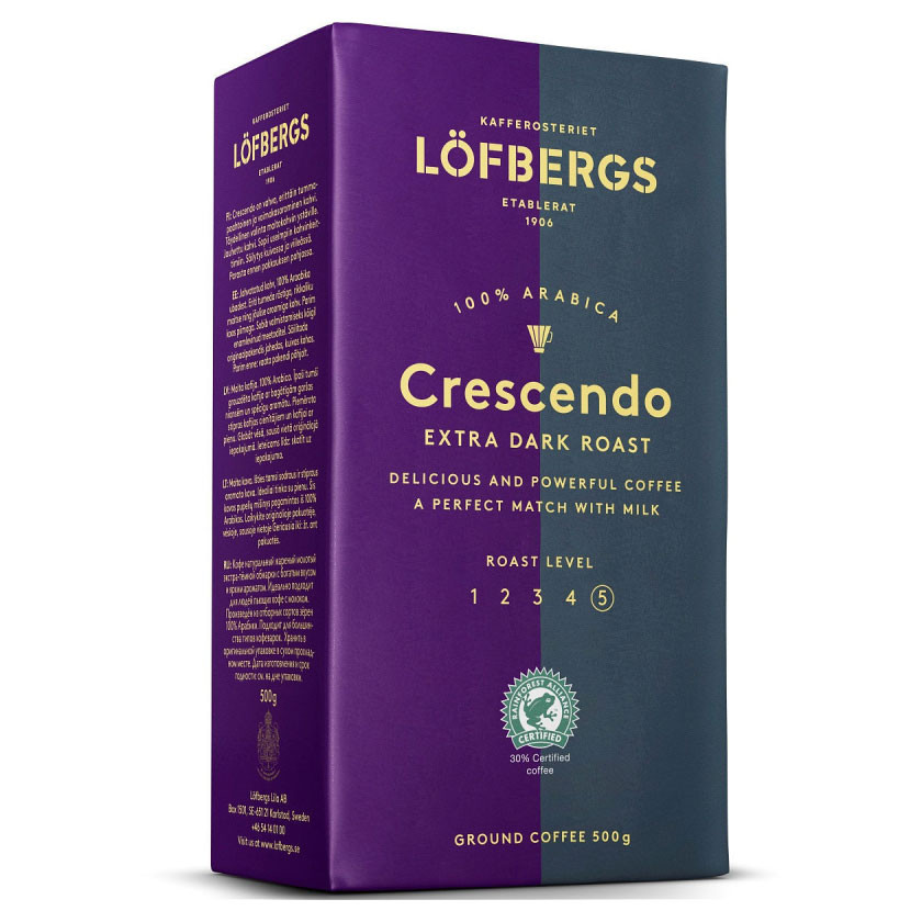 Кофе молотый Löfbergs Crescendo (Крещендо), молотый, 500г