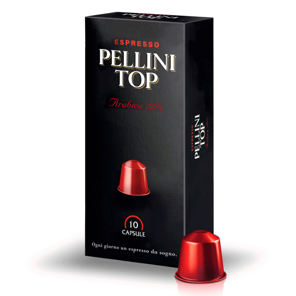 Кофе в капсулах Pellini TOP (ТОП) стандарта Nespresso, 10шт
