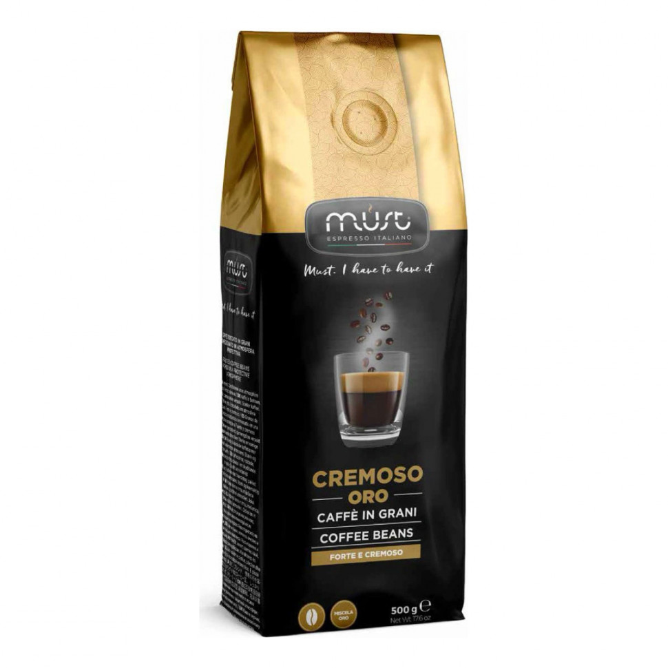 Кофе в зернах MUST Cremoso Oro (Кремосо Оро) 500г