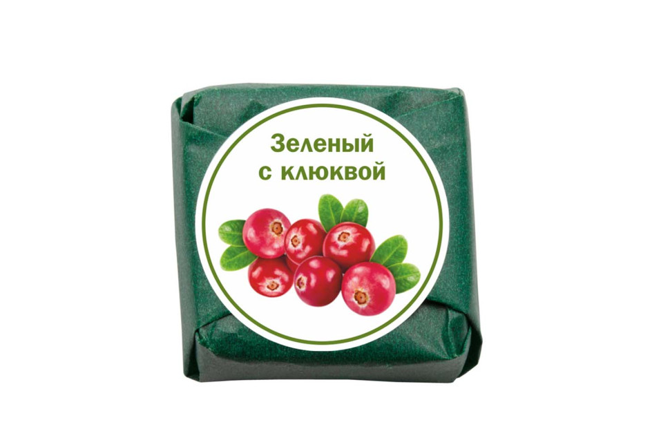 Чай Weiserhouse Зеленый с клюквой, зеленый листовой прессованный, 1шт