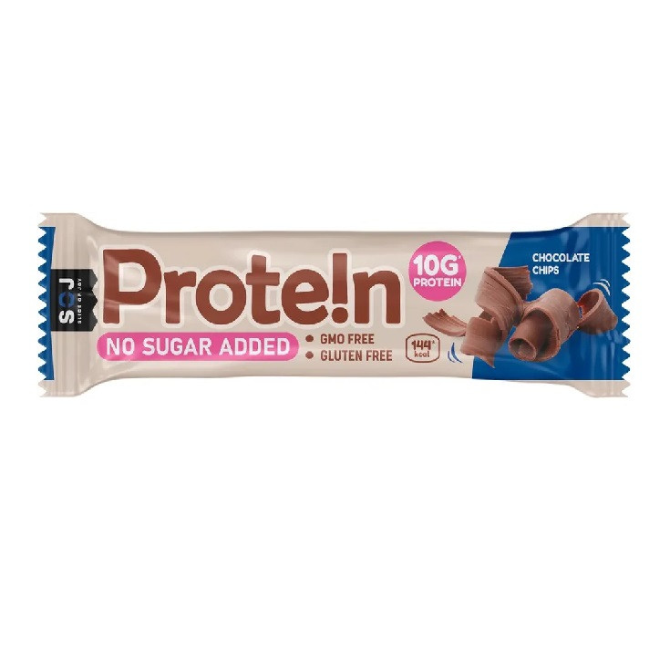 SOJ Protein bar шоколадные чипсы, 40г.