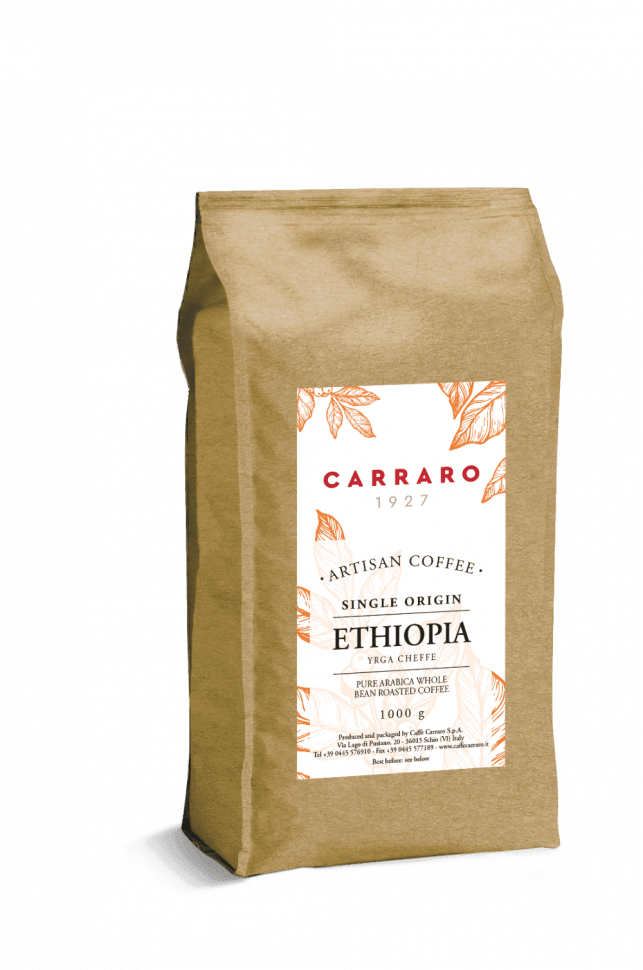 Кофе в зернах Кофе Carraro Ethiopia, зерна 1кг