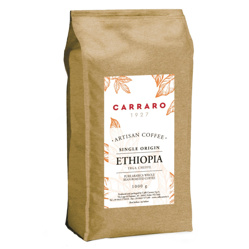 Кофе в зернах Carraro Ethiopia (Эфиопия), в зернах, 1кг