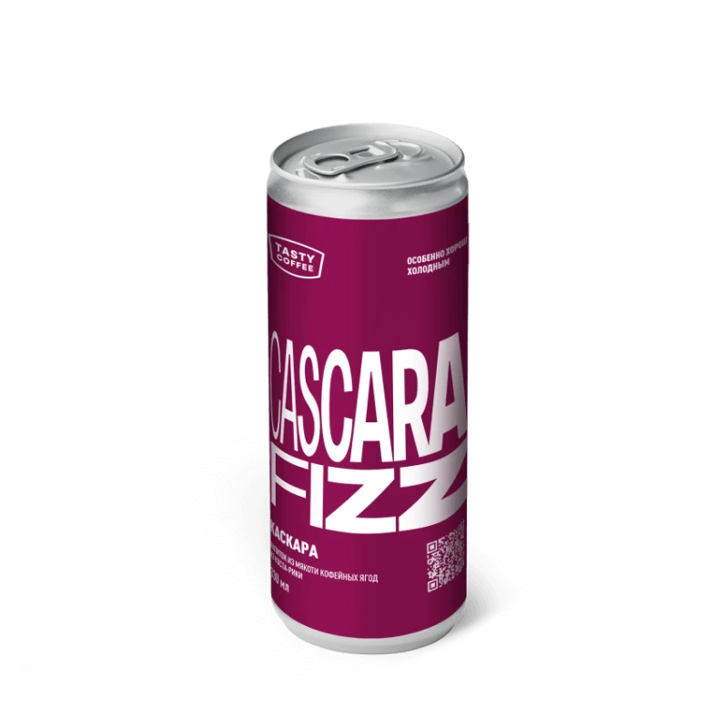 Кофе Tasty Coffee Cascara (Лимонад из Каскара), готовый напиток в ж/б, 250мл