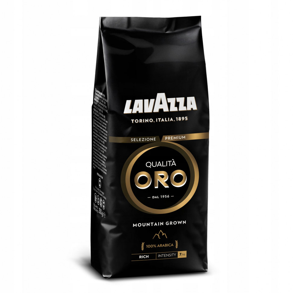 Кофе в зернах Lavazza Qualita Oro Mountain Grown (Куалита Оро выращенный в горах) в зернах, 250г