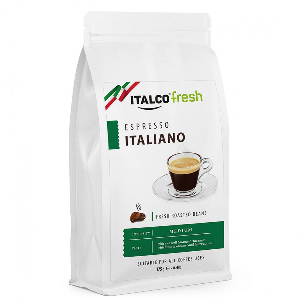 Кофе в зернах Italco Espresso Italiano (Эспрессо Италиано), в зернах, 175г
