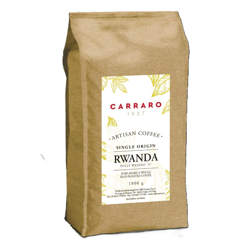 Кофе в зернах Carraro Rwanda (Руанда), в зернах, 1кг
