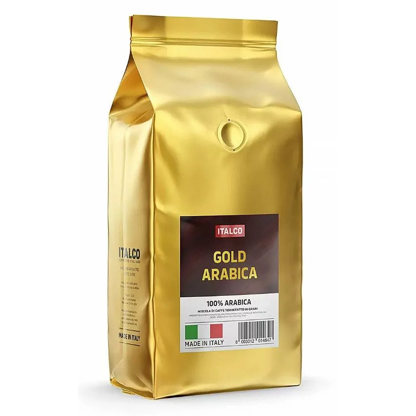Кофе в зернах Italco Gold Arabica (Голд Арабика), в зернах, 1кг