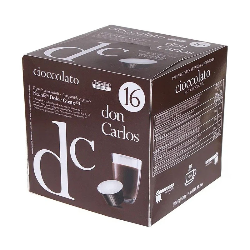 Кофе в капсулах Don Carlos Cioccolato, стандарта Dolce Gusto, 16шт