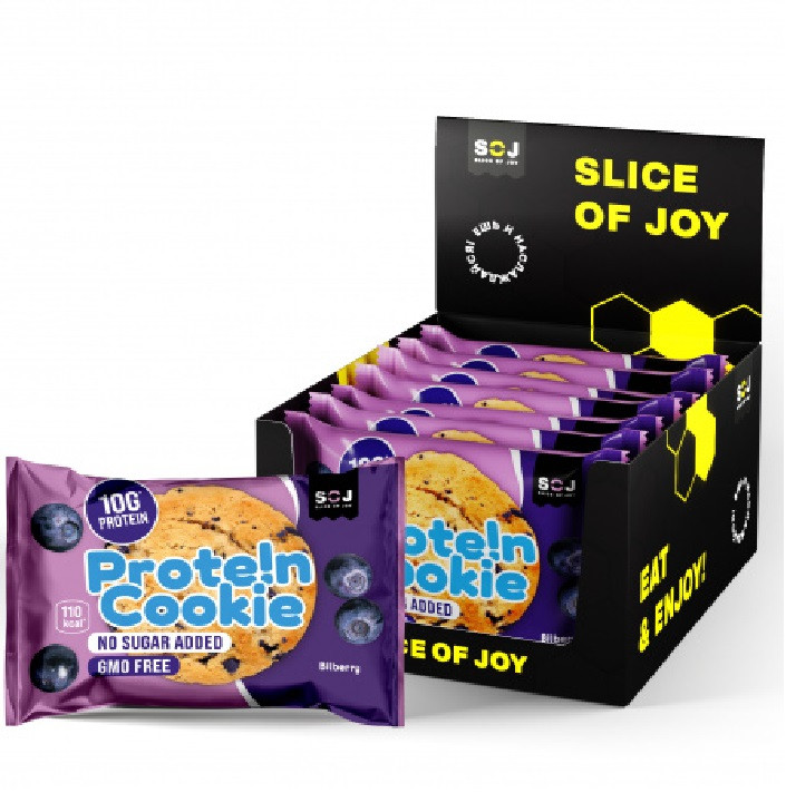 SOJ Protein Cookie Черника, 37г.