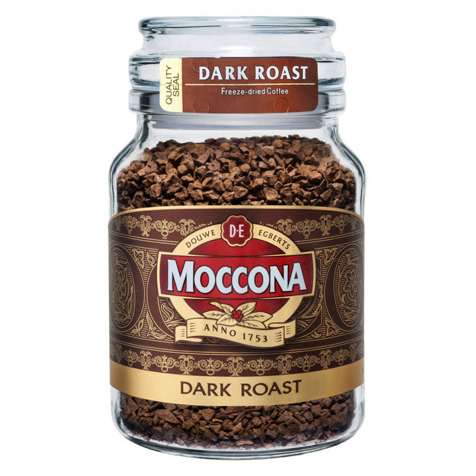 Кофе Moccona Continental Gold Dark Roast (Континентал Голд темной обжарки), растворимый, 95г