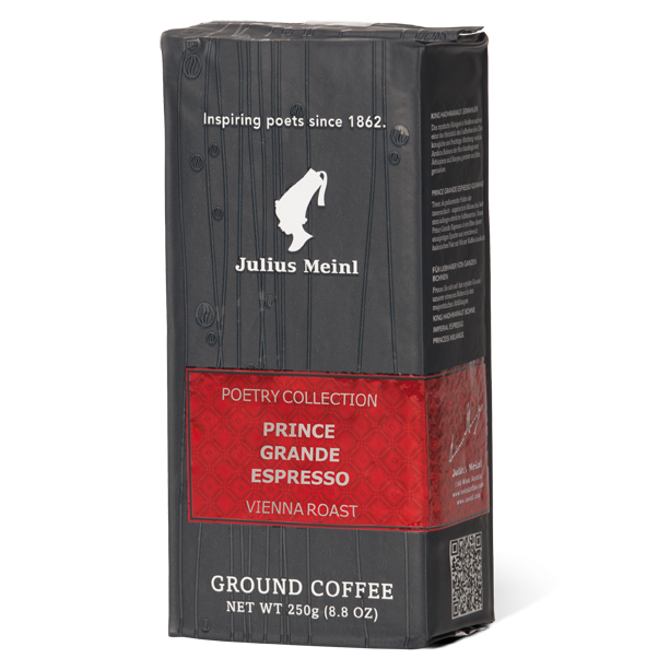 Кофе молотый Julius Meinl Prince Grande Espresso (Принц Гранд Еспрессо, поэтическая коллекция), молотый, 250г