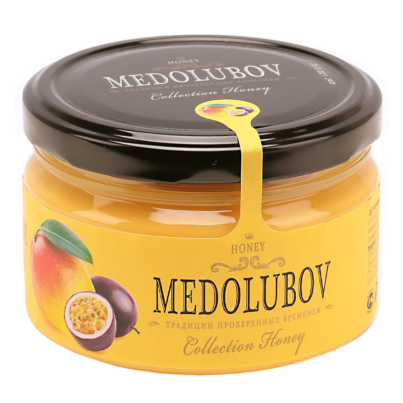 Крем-мёд Медолюбов с Маракуйей и Манго, 250мл