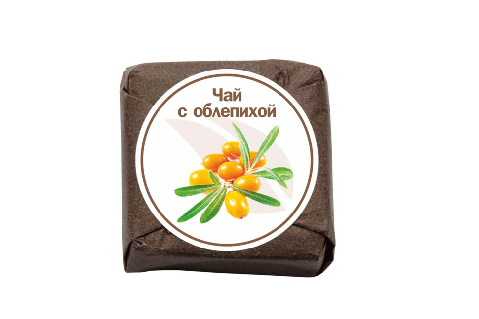 Чай Weiserhouse Чай с облепихой, черный листовой прессованный, 1шт