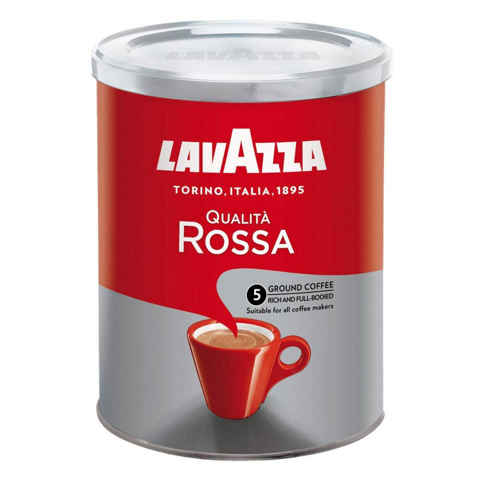 Кофе молотый Lavazza Qualita Rossa (Куалита Росса) молотый, ж/б, 250г