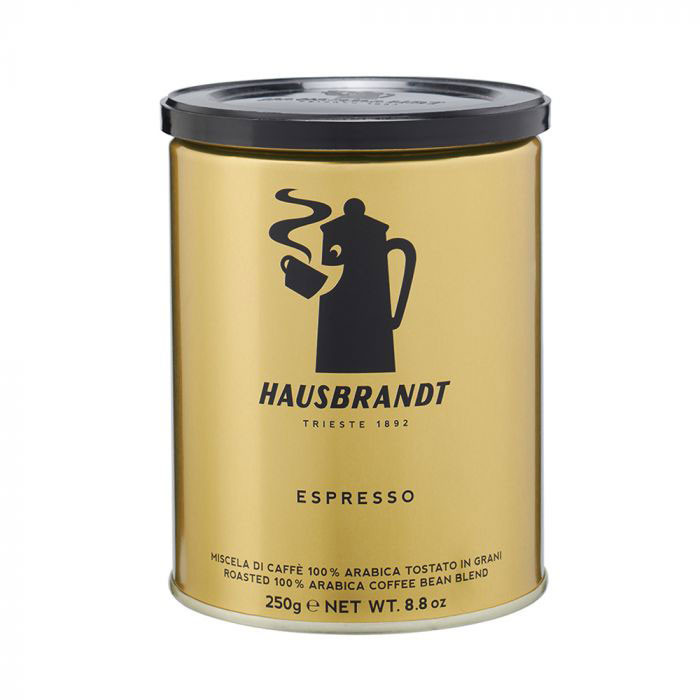 Кофе в зернах Hausbrandt Espresso (Эспрессо), зерно, ж/б, 250г