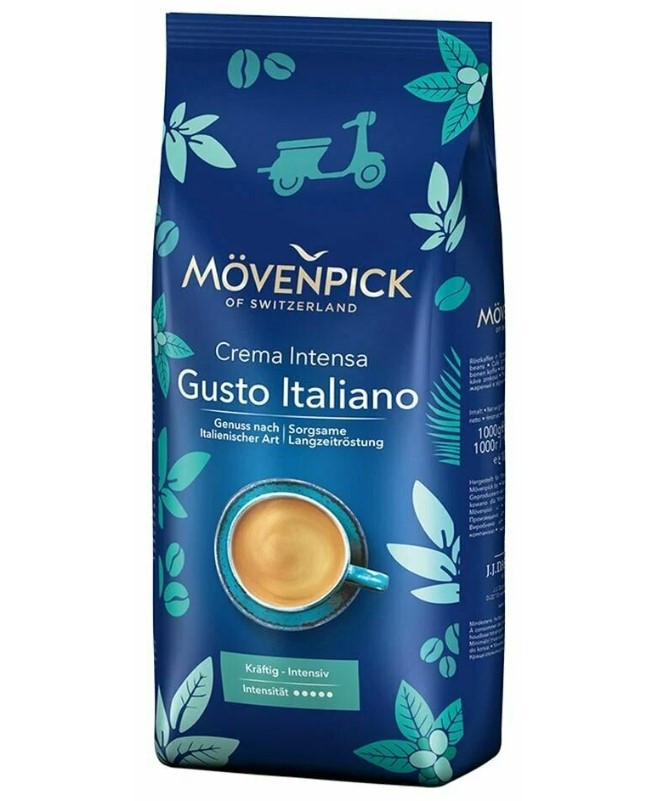 Кофе в зернах Movenpick Gusto Italiano (Густо Италиано), в зернах, 1кг