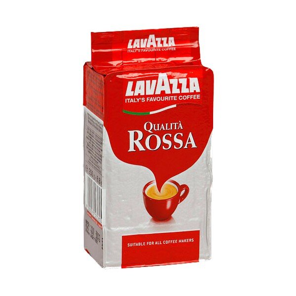 Кофе молотый Lavazza Qualita Rossa (Куалита Росса) в вакуумной упаковке 250г