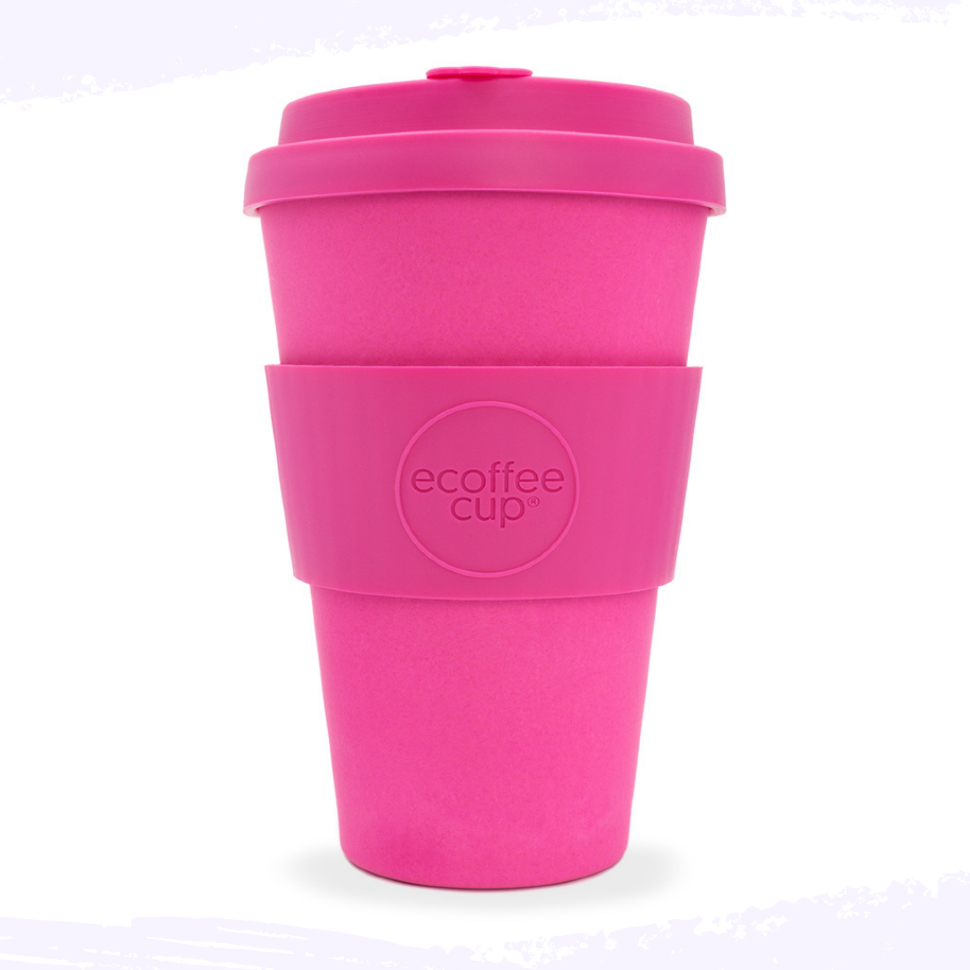 Ecoffee Cup эко-стакан «Розовый» 400мл