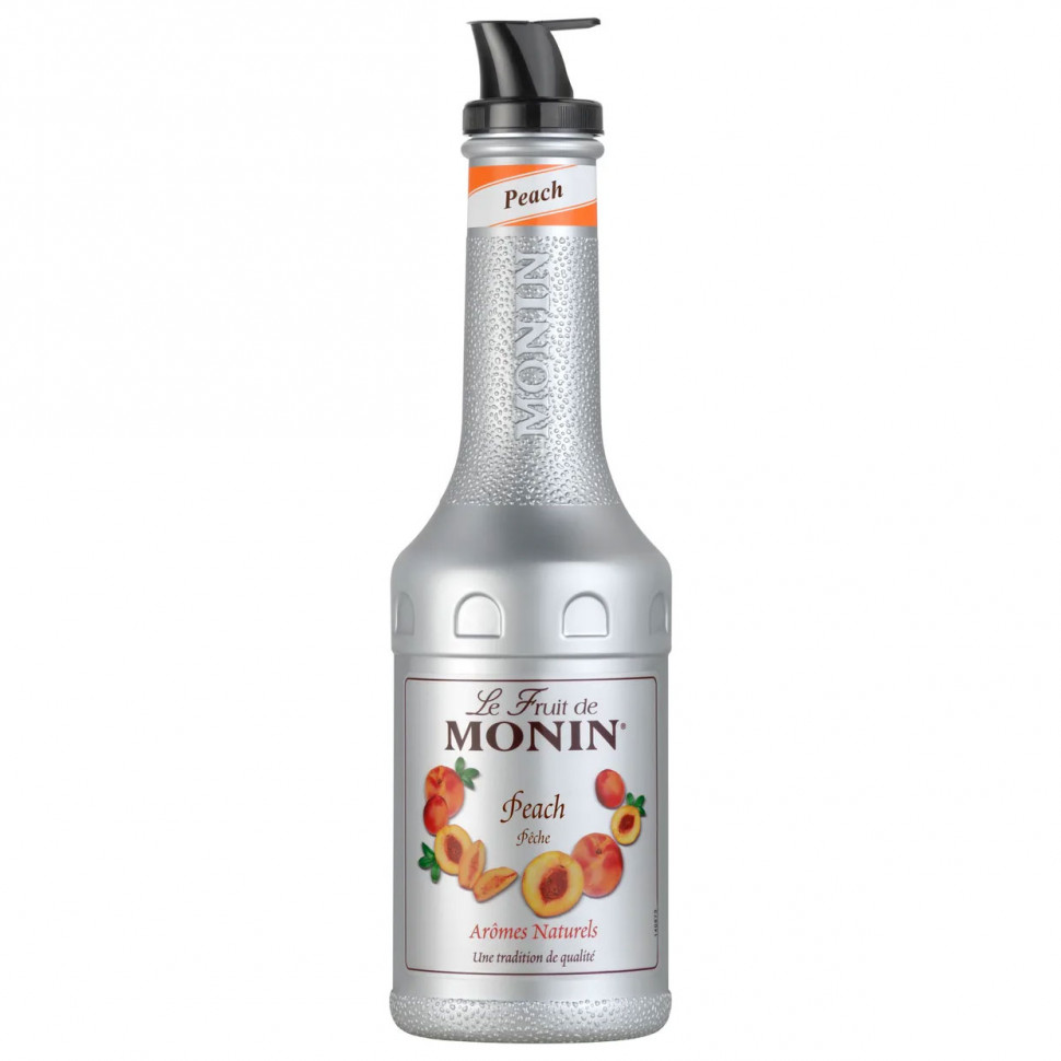 Основа для напитков Monin Peach (пюре, концентрат на фруктовой основе Персик), 1л