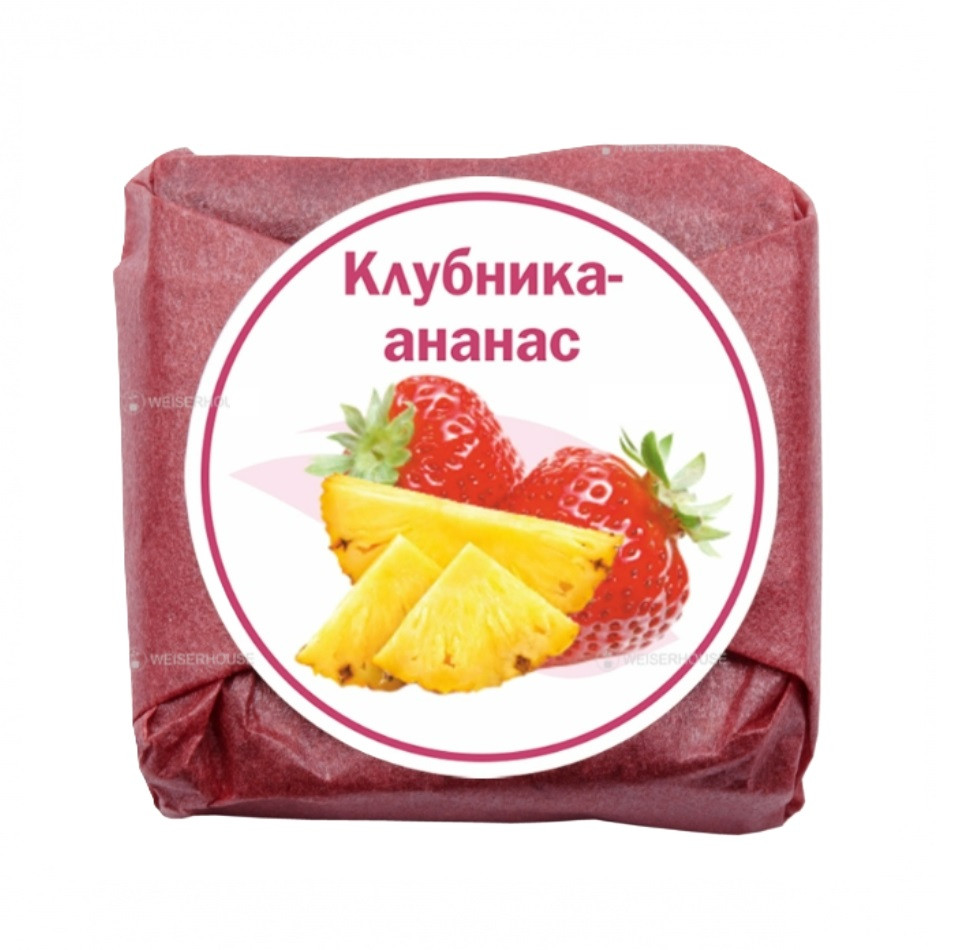 Чай Weiserhouse Клубника-Ананас, фруктовый листовой прессованный, 1шт
