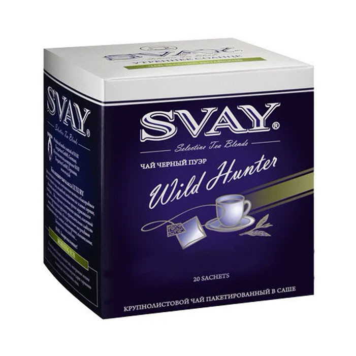 Чай Svay Wild Hunter (Дикий охотник) в пакетиках, 20шт