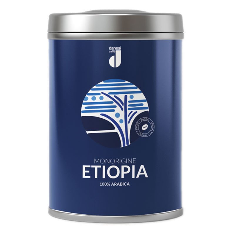 Кофе молотый Danesi Etiopia (Эфиопия), молотый, ж/б, 250г