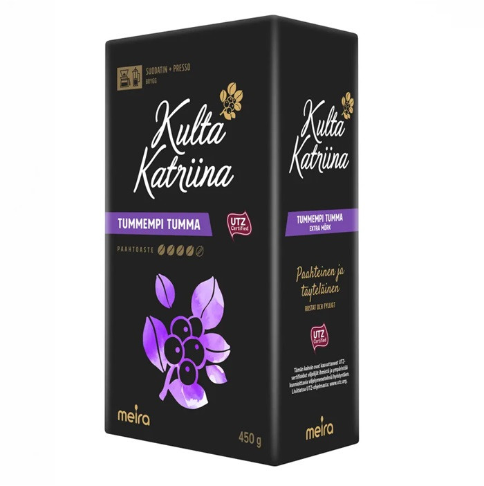 Кофе молотый Kulta Katriina Tummempi Tumma (Туммемпи Тумма), кофе молотый, 450гр