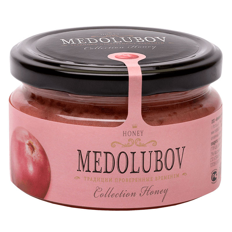 Крем-мёд Медолюбов с Клюквой, 250мл