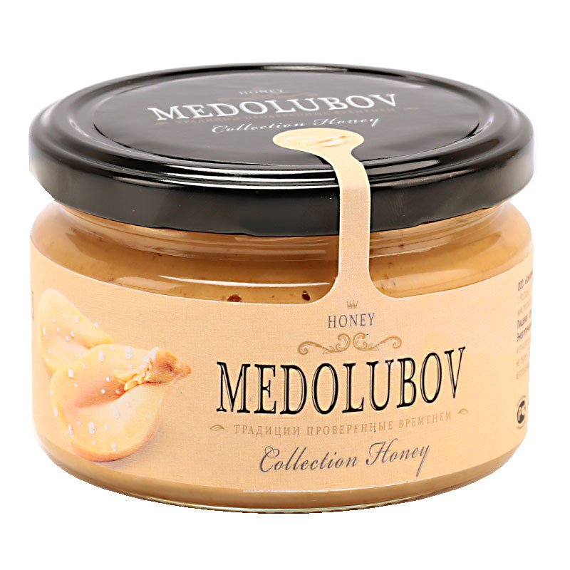 Крем-мёд Медолюбов с Соленым арахисом, 250 мл