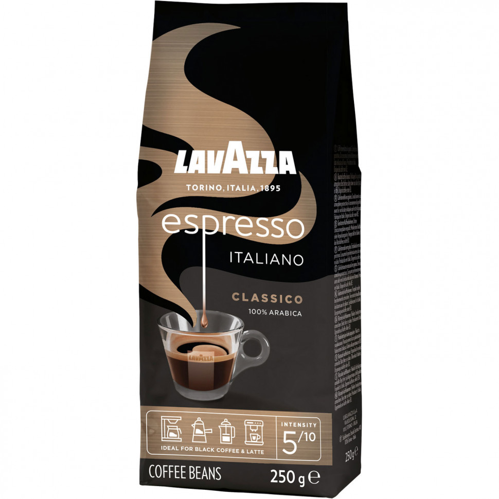 Кофе в зернах Lavazza Espresso Italiano Classico (Эспрессо) 250г