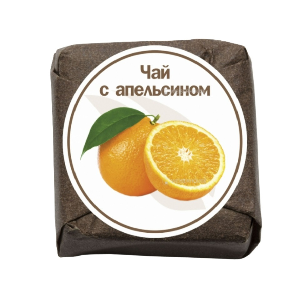 Чай Weiserhouse Чай с апельсином, черный листовой прессованный, 1шт