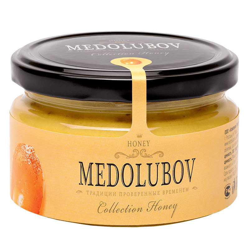 Крем-мёд Медолюбов с Облепихой, 250мл