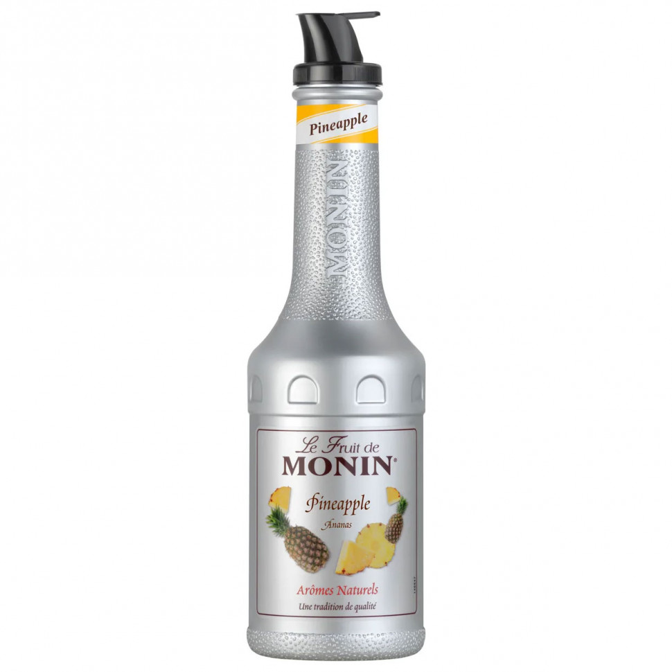 Основа для напитков Monin Pineapple (пюре, концентрат на фруктовой основ Ананас), 1л