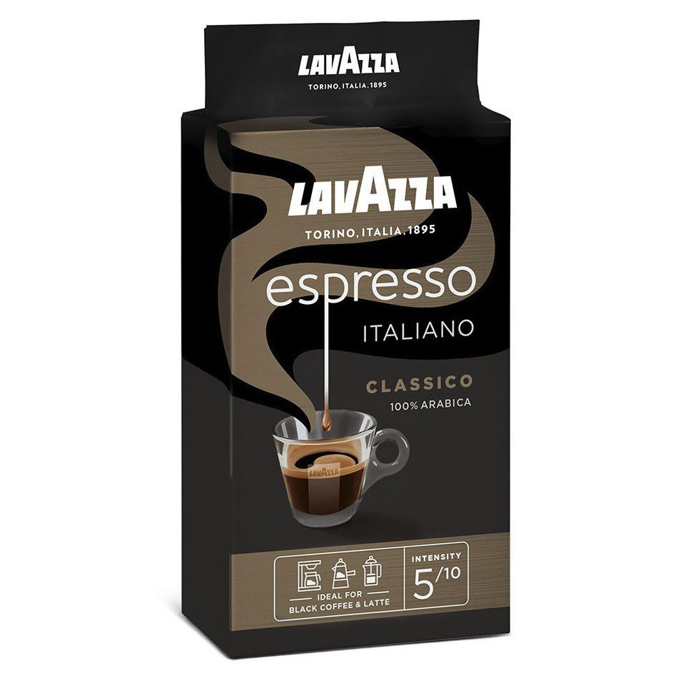 Кофе молотый Lavazza Espresso (Эспрессо) молотый, в/у, 250г