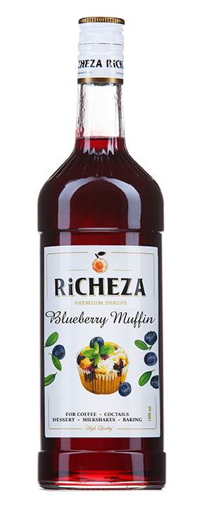 Сироп Richeza Blueberry Muffin (Черничный Маффин) 1л