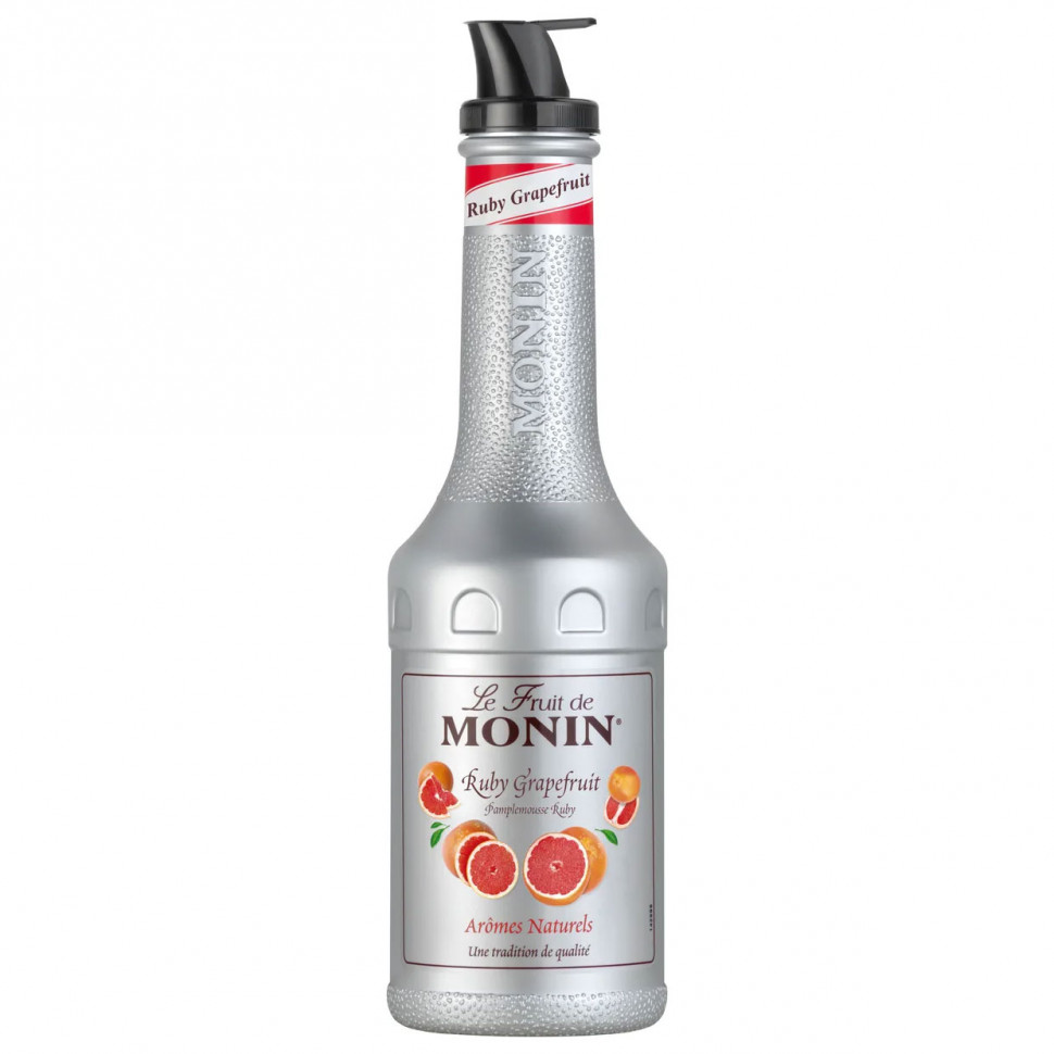 Основа для напитков Monin Ruby Grapefruit (пюре, концентрат на фруктовой основе  Красный грейпфрут), 1л