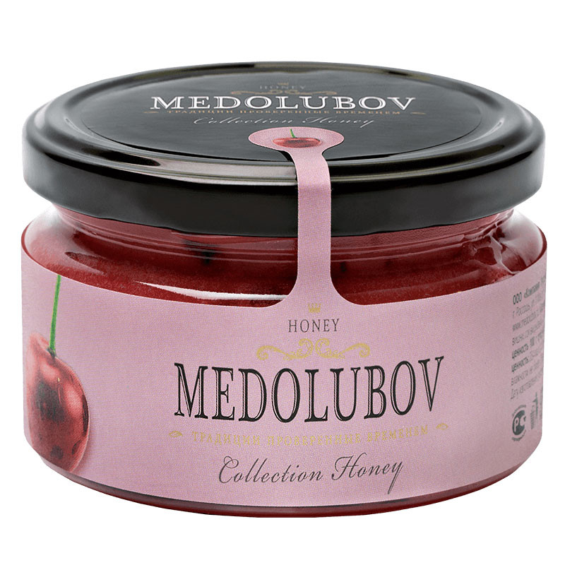 Крем-мёд Медолюбов с Вишней, 250мл