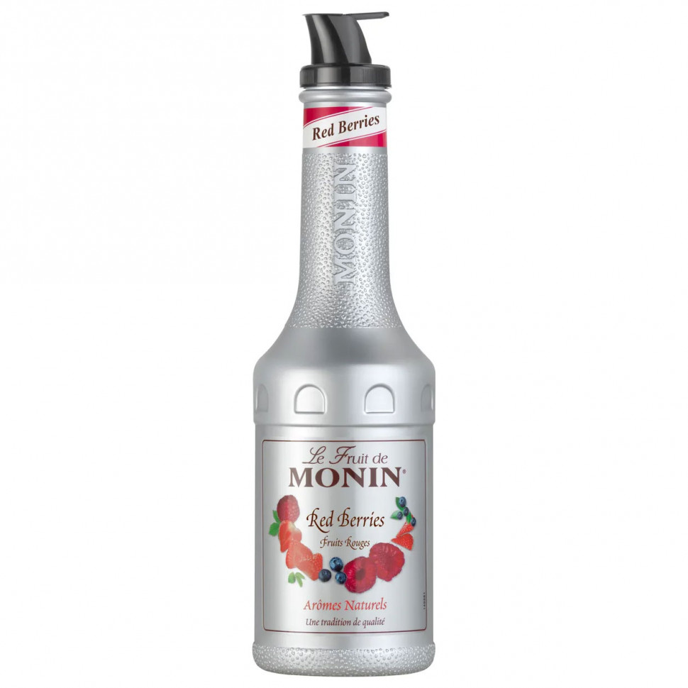 Основа для напитков Monin Red Berries (пюре, концентрат на фруктовой основе Лесные ягоды), 1л