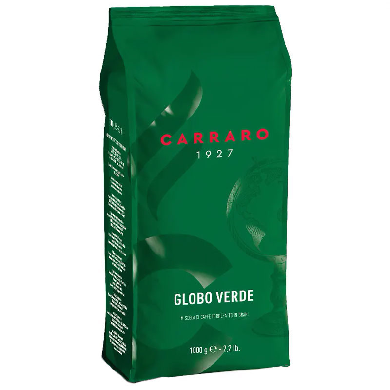 Кофе в зернах Carraro Globo Verde (Глобо Верде) 1кг