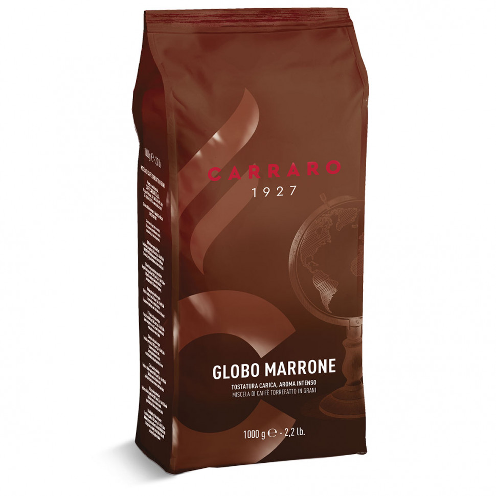 Кофе в зернах Carraro Globo Marrone (Глобо Марроне) 1кг