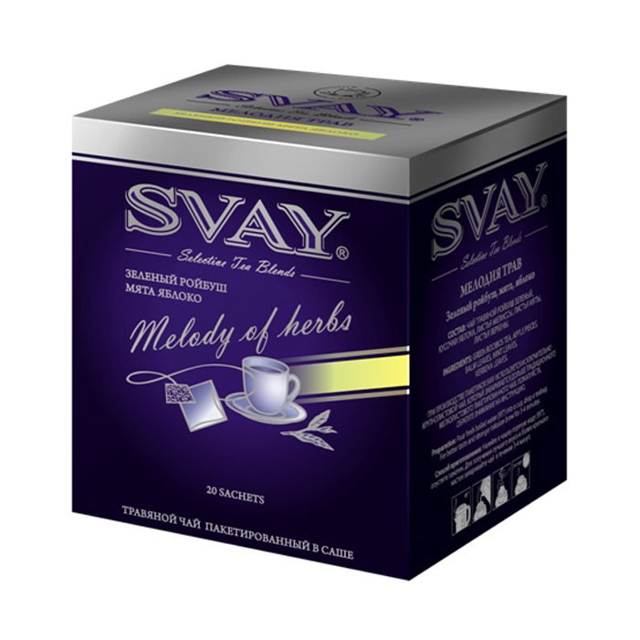 Чай Svay Melody of Herbs (Мелодия трав) в пакетиках, 20шт