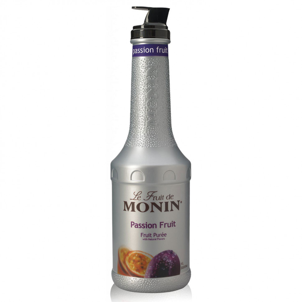Основа для напитков Monin Passion Fruit (пюре, концентрат на фруктовой основе Маракуйя), 1л